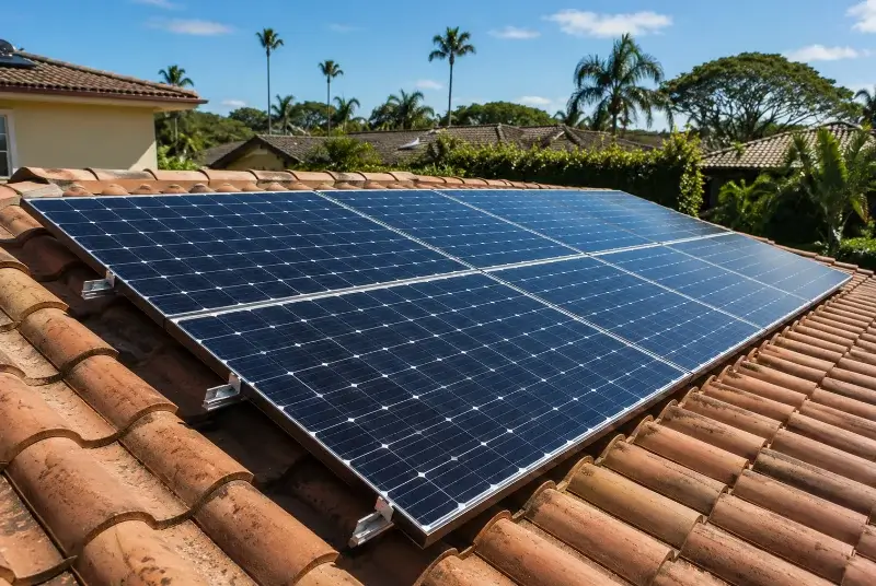 Installation de panneaux solaires à Neuillé